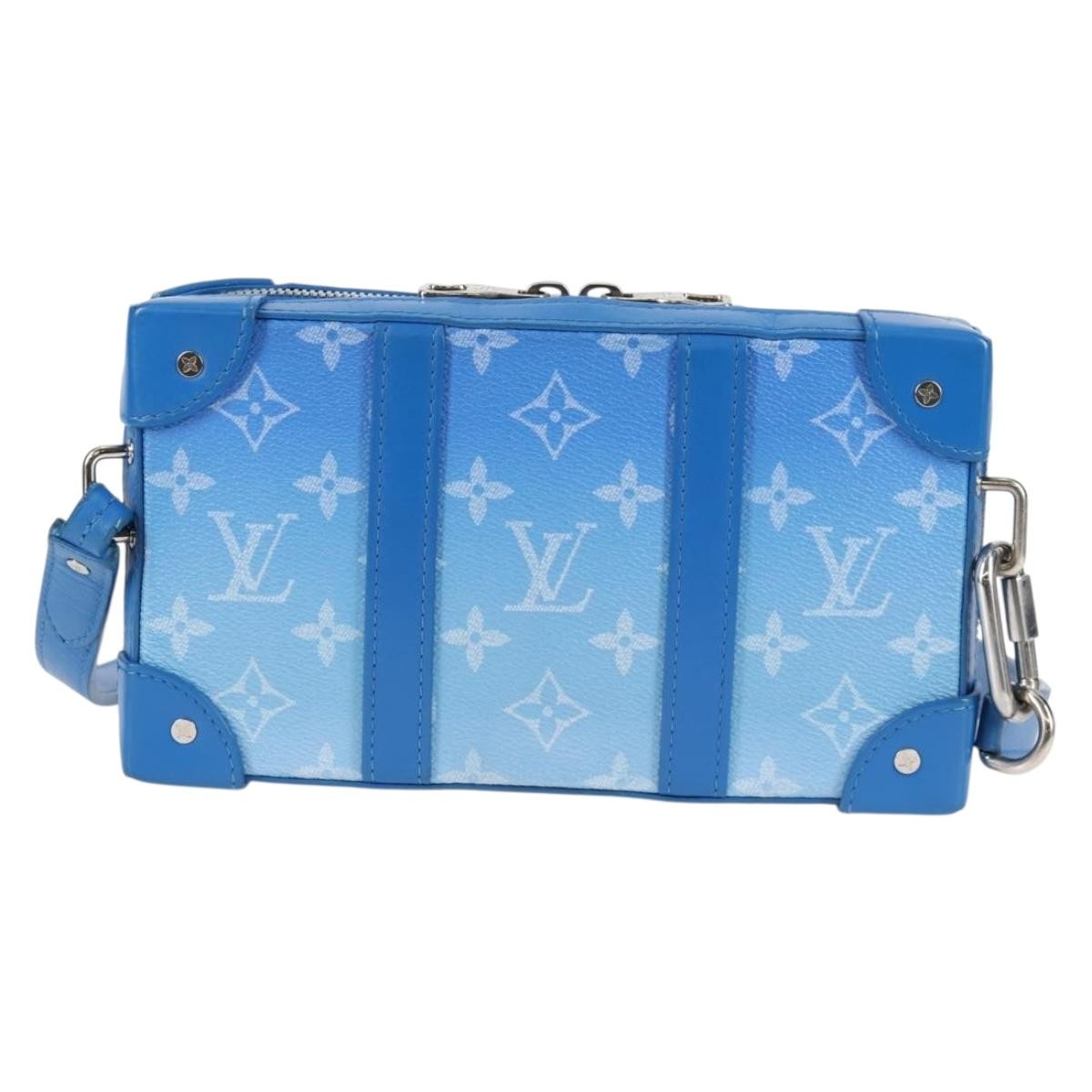 Louis Vuitton Soft Trunk Wallet Limited Edition Monogram Clouds Blue Canvas Clutche & Pouche Bag (Pre-Owned)