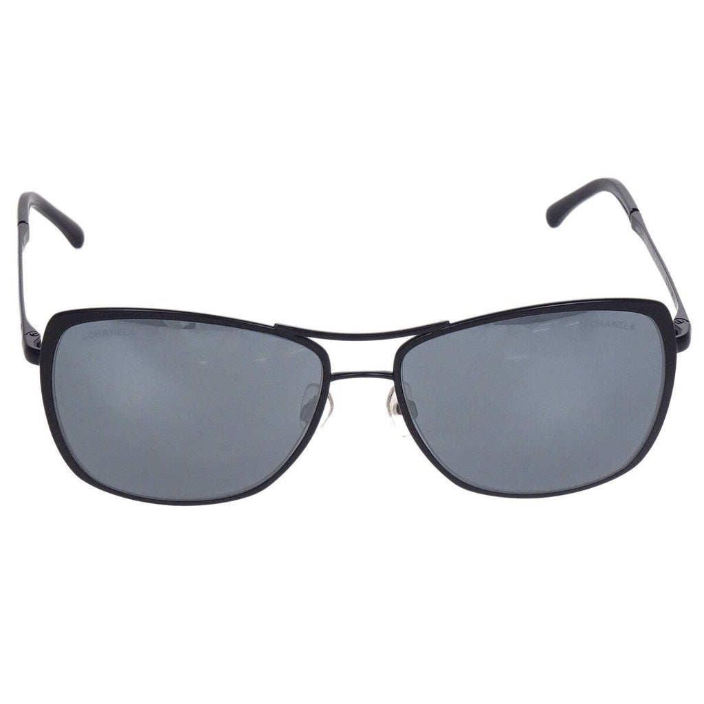 Chanel Logo Cc Sunglasses Plastic Black Plastic Sunglasse Accessory (Pre-Owned)