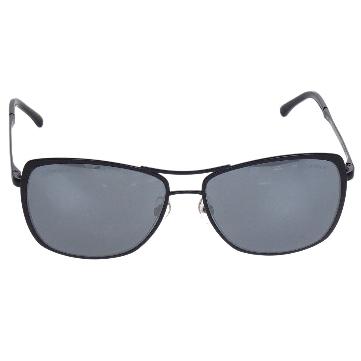 Chanel Logo Cc Sunglasses Plastic Black Plastic Sunglasse Accessory (Pre-Owned)