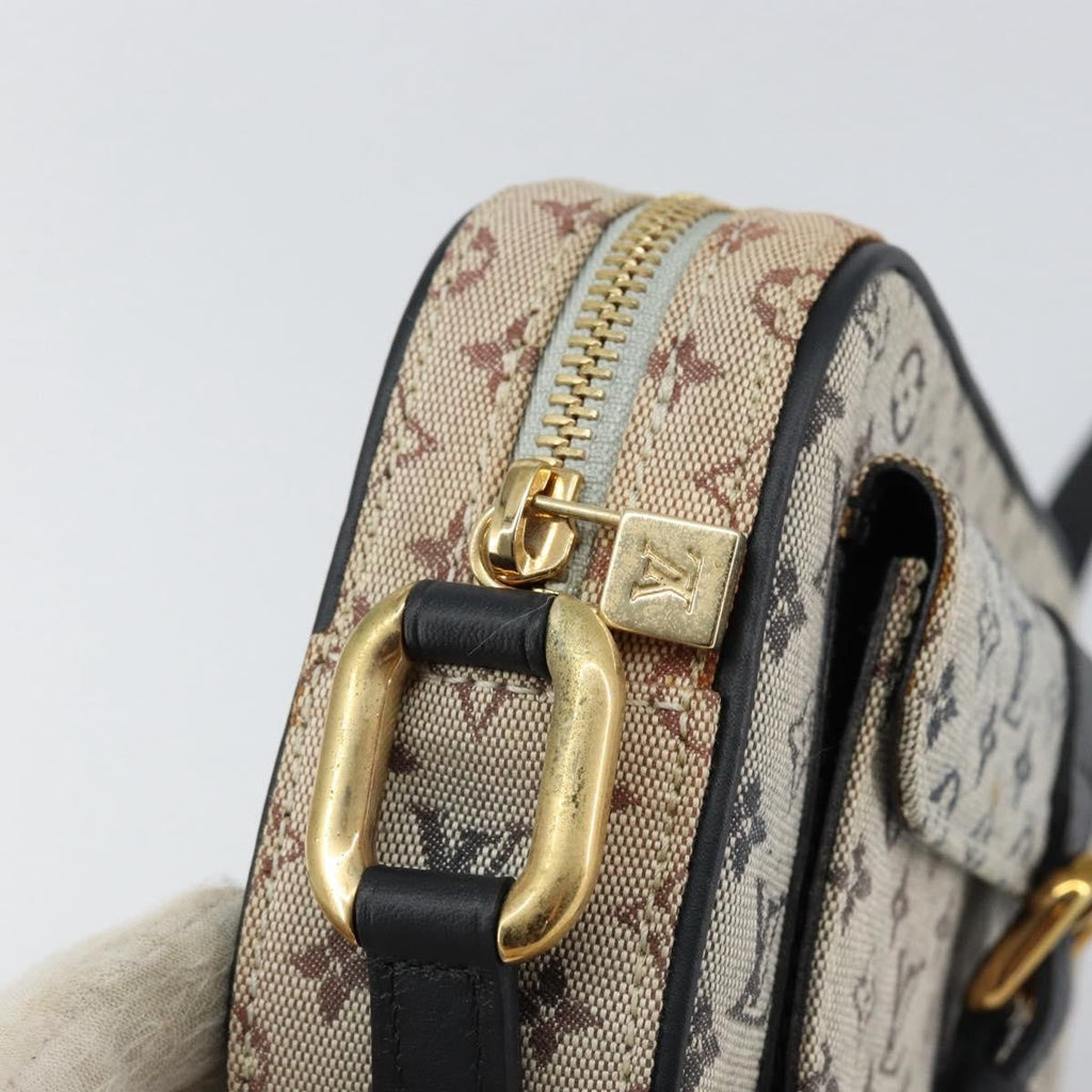 Louis Vuitton Juliette Crossbody Bag Mini Lin Blue Canvas Shoulder Bag Bag (Pre-Owned)