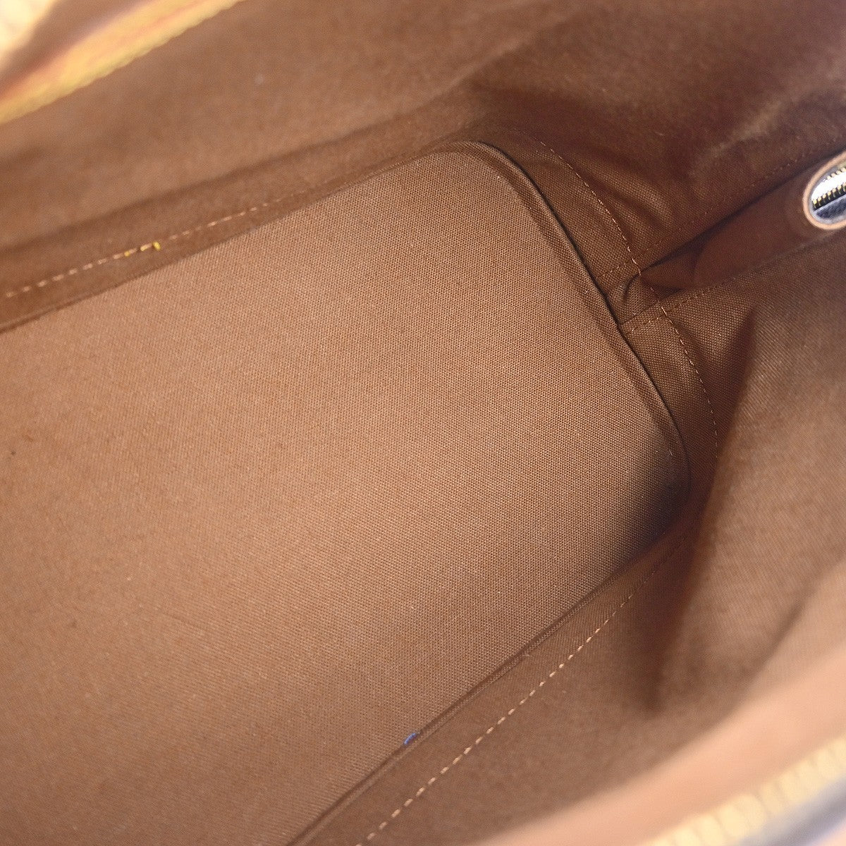 Louis Vuitton Alma Handbag Monogram Canvas Brown Canvas Handbag (Pre-Owned)