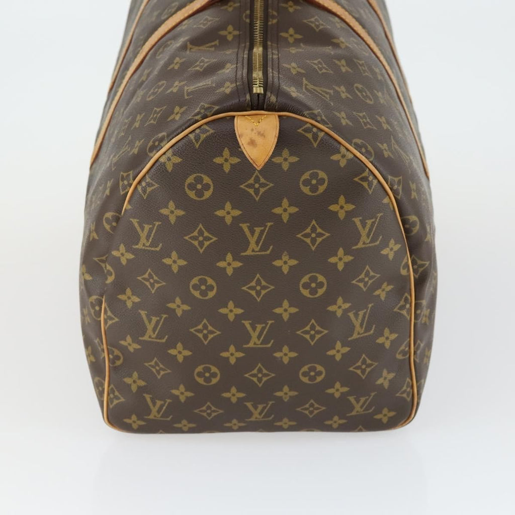 Louis Vuitton Keepall Bag Monogram Canvas Brown Canvas Travel Bag Bag (Pre-Owned)