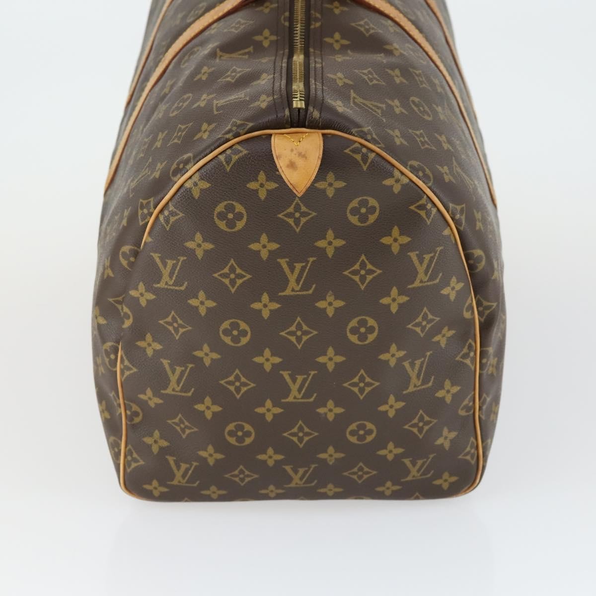 Louis Vuitton Keepall Bag Monogram Canvas Brown Canvas Travel Bag Bag (Pre-Owned)