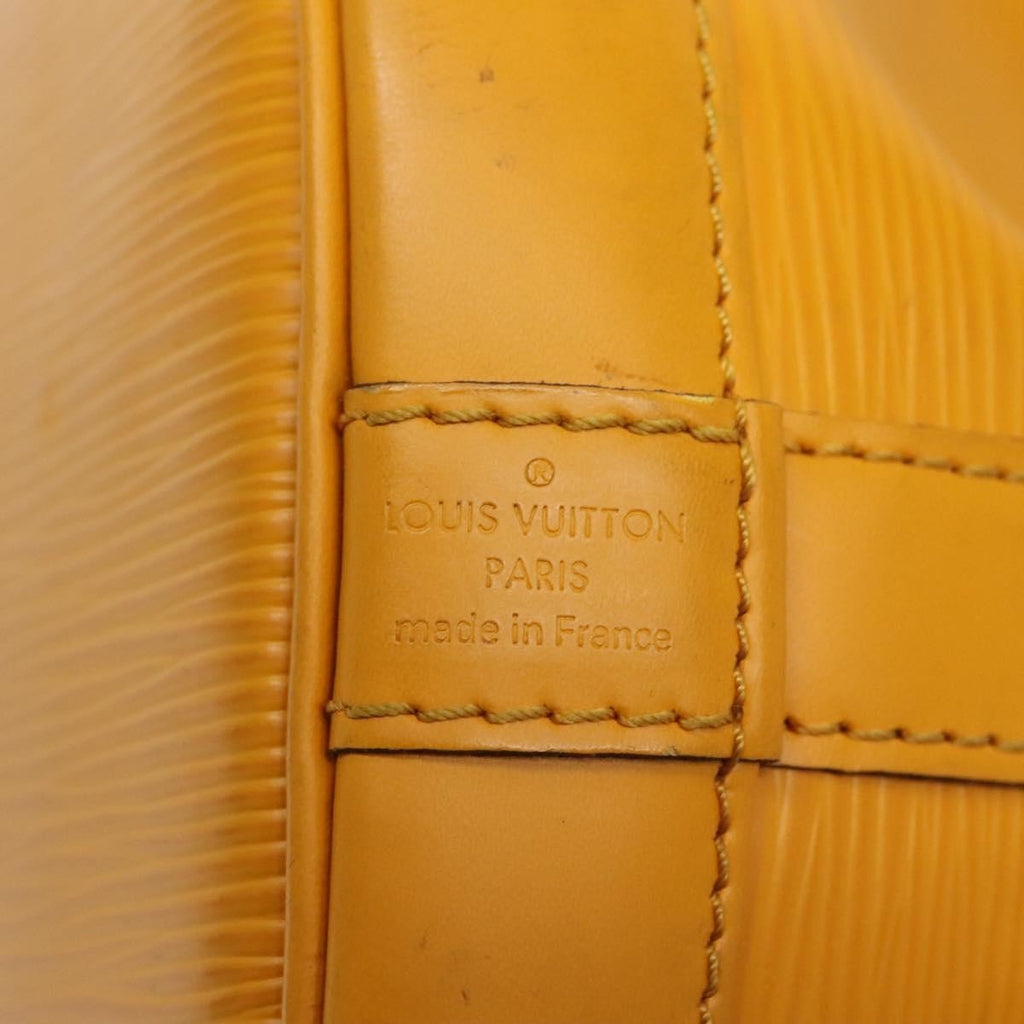Louis Vuitton Petit Noe Nm Handbag Epi Leather Yellow Leather Shoulder Bag Bag (Pre-Owned)