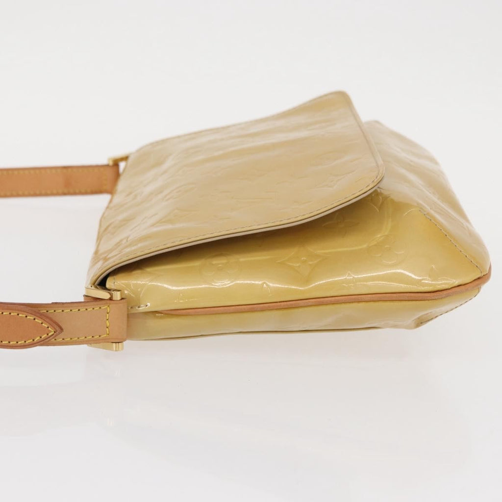 Louis Vuitton Thompson Street Handbag Monogram Vernis Beige Patent_Leather Shoulder Bag Bag (Pre-Owned)