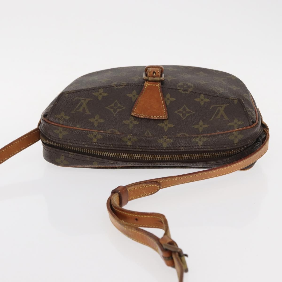 Louis Vuitton Jeune Fille Handbag Monogram Canvas Brown Canvas Shoulder Bag Bag (Pre-Owned)
