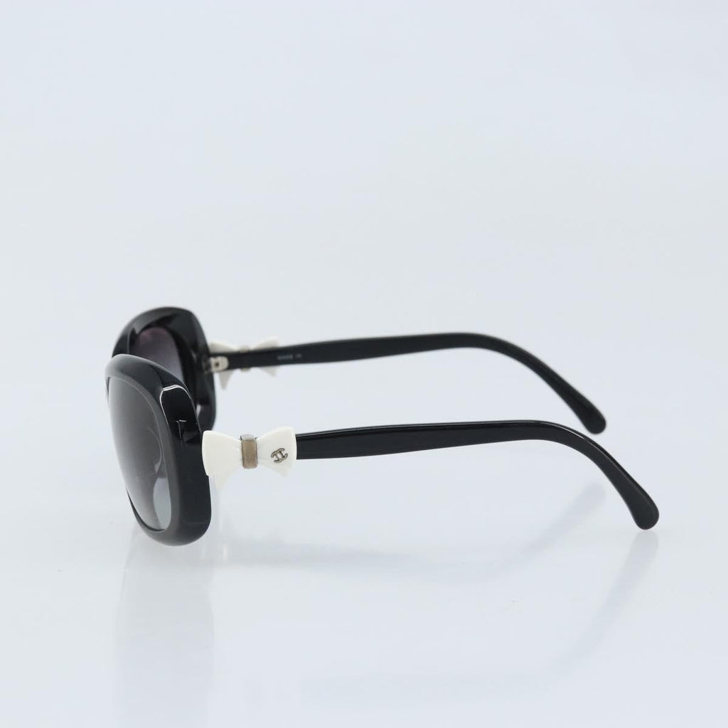 Chanel Logo Cc Sunglasses Plastic Black Plastic Sunglasse Accessory (Pre-Owned)