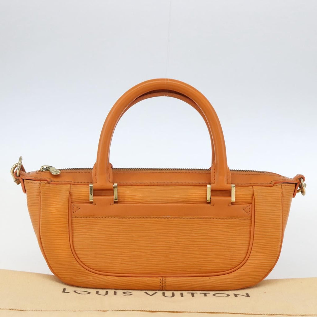 Louis Vuitton Danura Handbag Epi Orange Leather Handbag (Pre-Owned)
