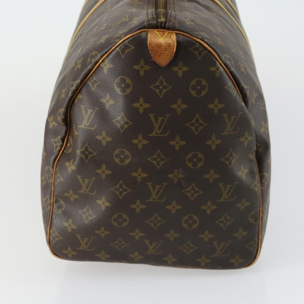 Louis Vuitton Keepall Bag Monogram Canvas Brown Canvas Travel Bag Bag (Pre-Owned)