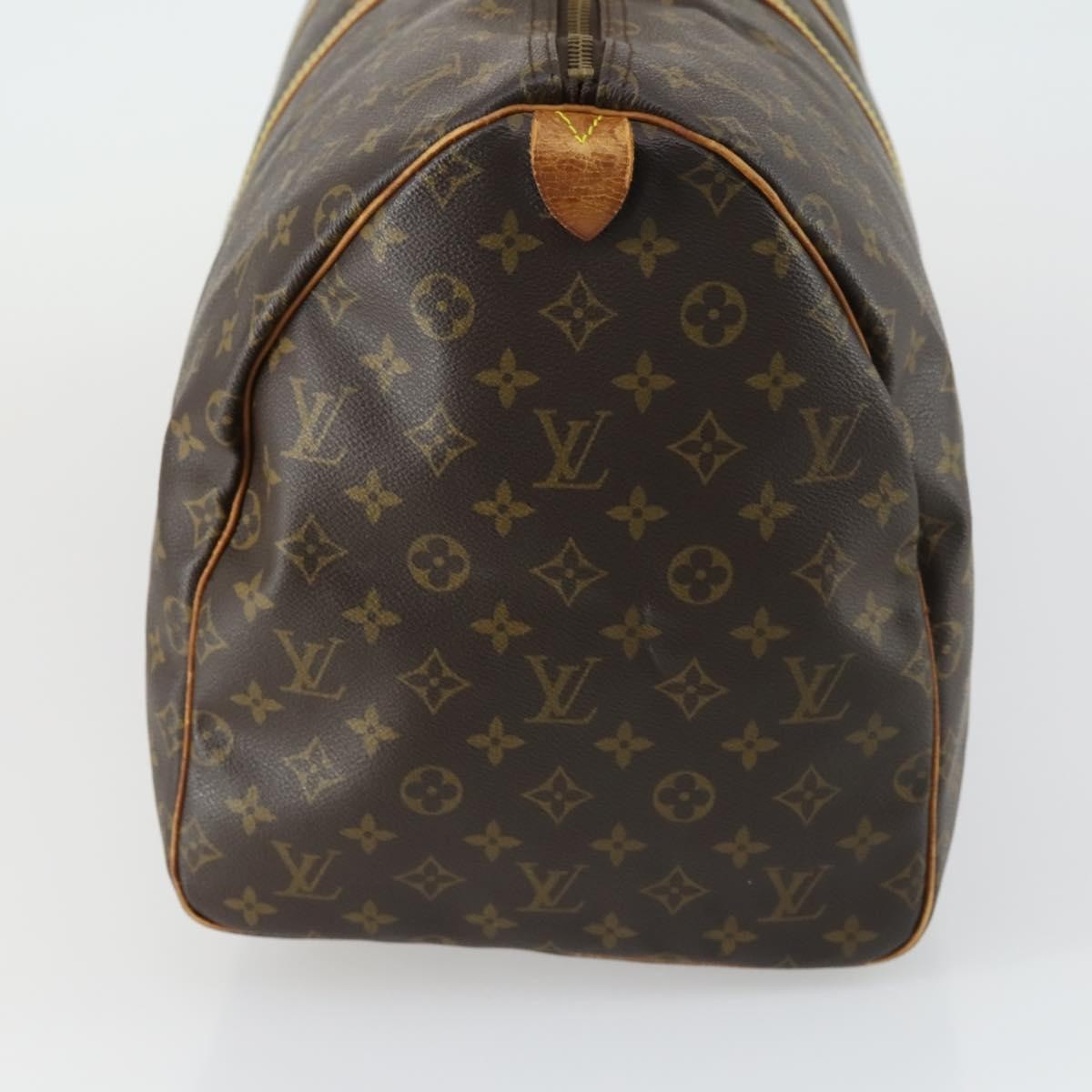Louis Vuitton Keepall Bag Monogram Canvas Brown Canvas Travel Bag Bag (Pre-Owned)