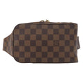 Louis Vuitton Geronimos Waist Bag Damier Brown Canvas Shoulder Bag Bag (Pre-Owned)