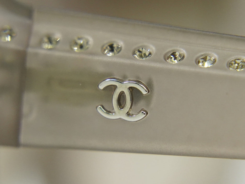 Chanel Logo Cc Sunglasses Plastic Gray Plastic Sunglasse Accessory (Pre-Owned)