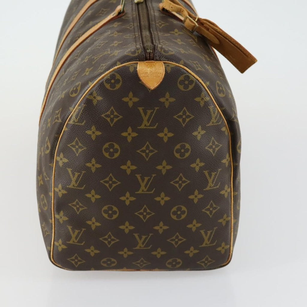 Louis Vuitton Keepall Bag Monogram Canvas Brown Canvas Travel Bag Bag (Pre-Owned)