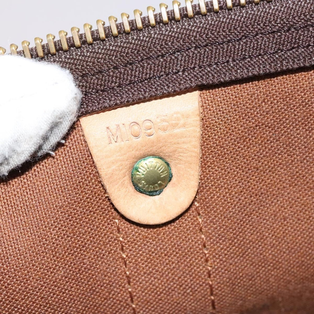 Louis Vuitton Keepall Bag Monogram Canvas Brown Canvas Travel Bag Bag (Pre-Owned)