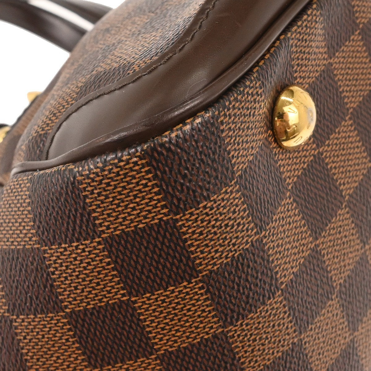 Louis Vuitton Verona Handbag Damier Brown Canvas Handbag (Pre-Owned)