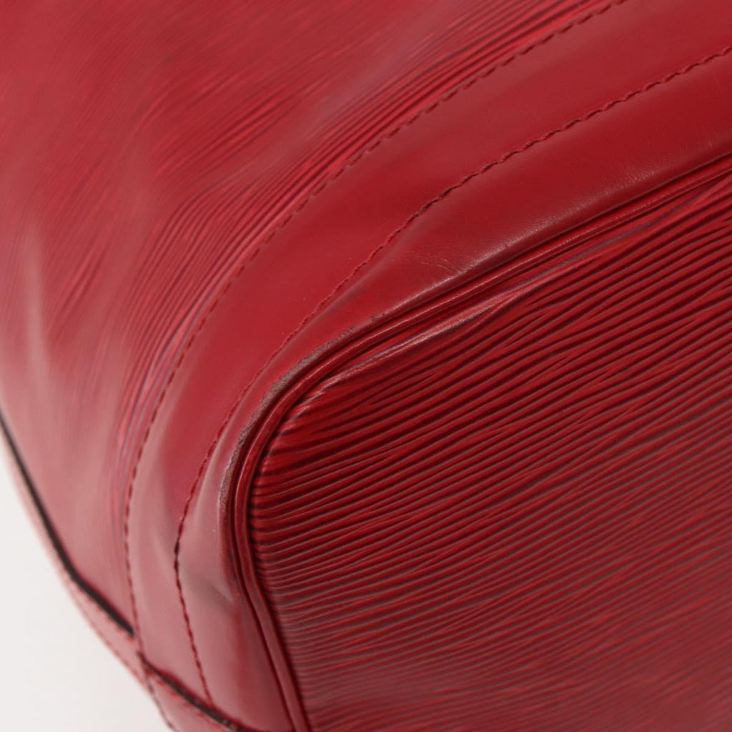 Louis Vuitton Noe Shoulder Bag Leather Red Leather Shoulder Bag Bag (Pre-Owned)