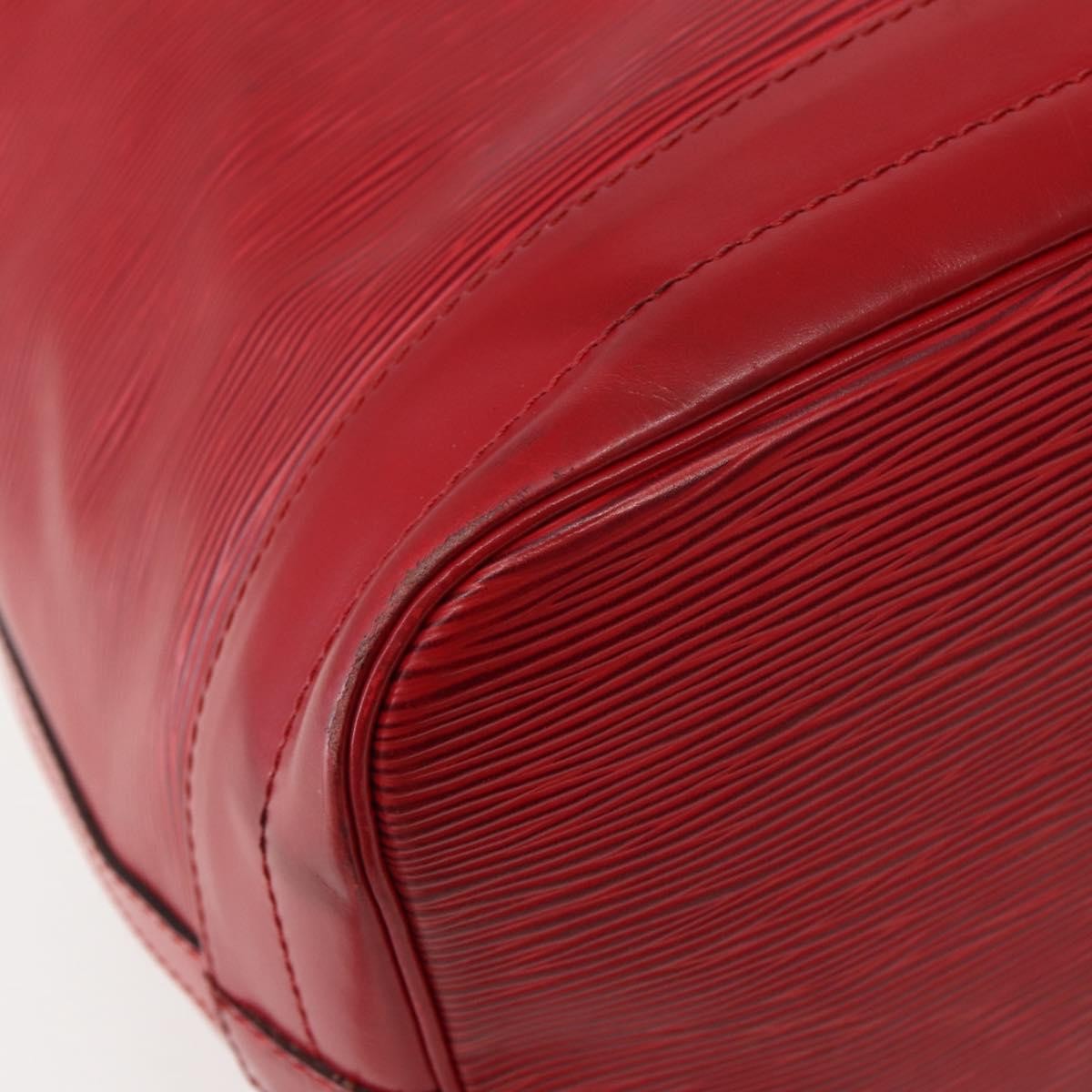 Louis Vuitton Noe Shoulder Bag Leather Red Leather Shoulder Bag Bag (Pre-Owned)