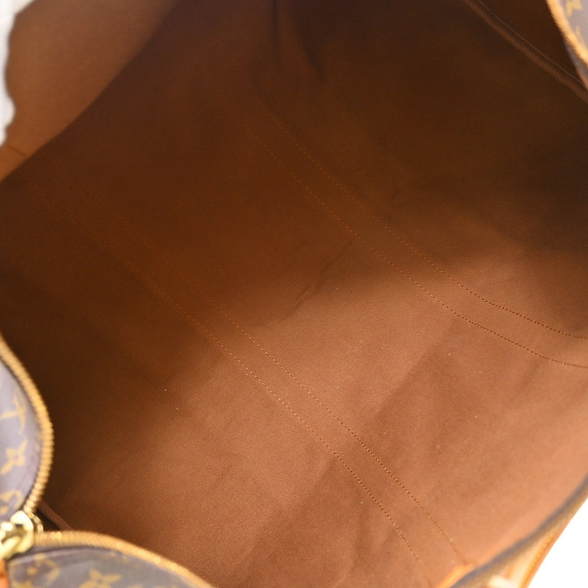 Louis Vuitton Keepall Bag Monogram Canvas Brown Canvas Travel Bag Bag (Pre-Owned)