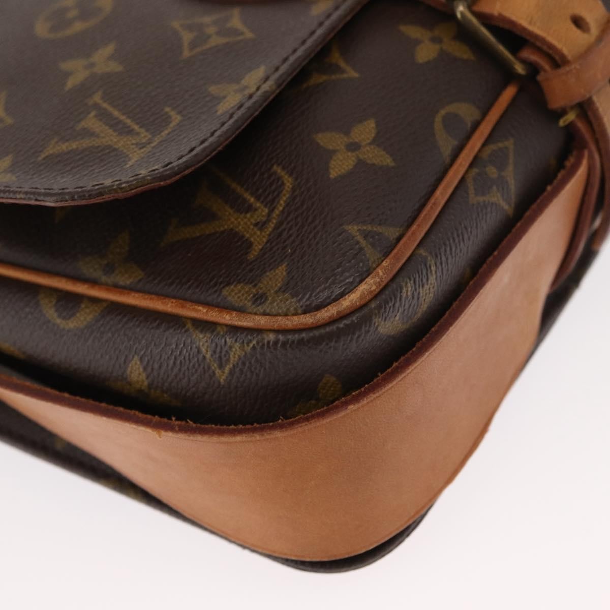 Louis Vuitton Cartouchiere Handbag Monogram Canvas Brown Canvas Shoulder Bag Bag (Pre-Owned)