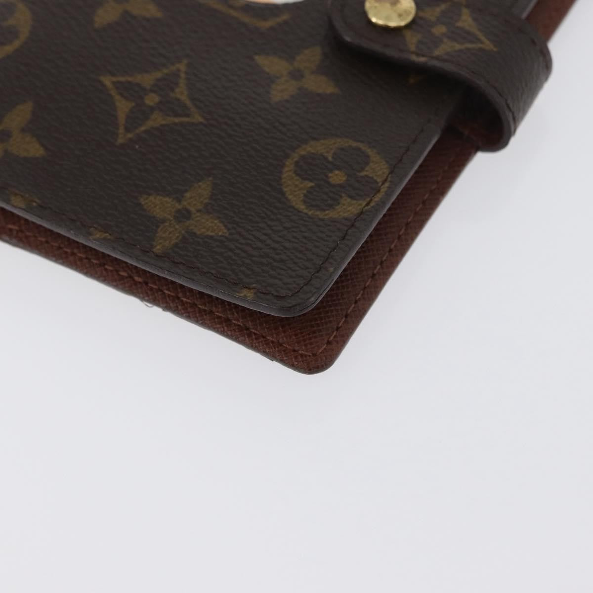 Louis Vuitton Agenda Cover Monogram Panda Brown Canvas Wallets Accessory (Pre-Owned)
