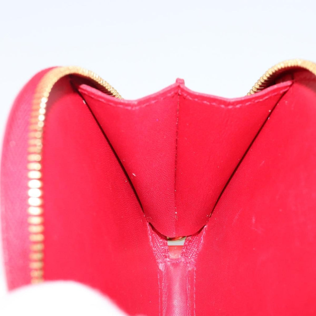 Louis Vuitton Boite Chapeau Coin Purse Patent Leather Red Patent_Leather Wallets Accessory (Pre-Owned)
