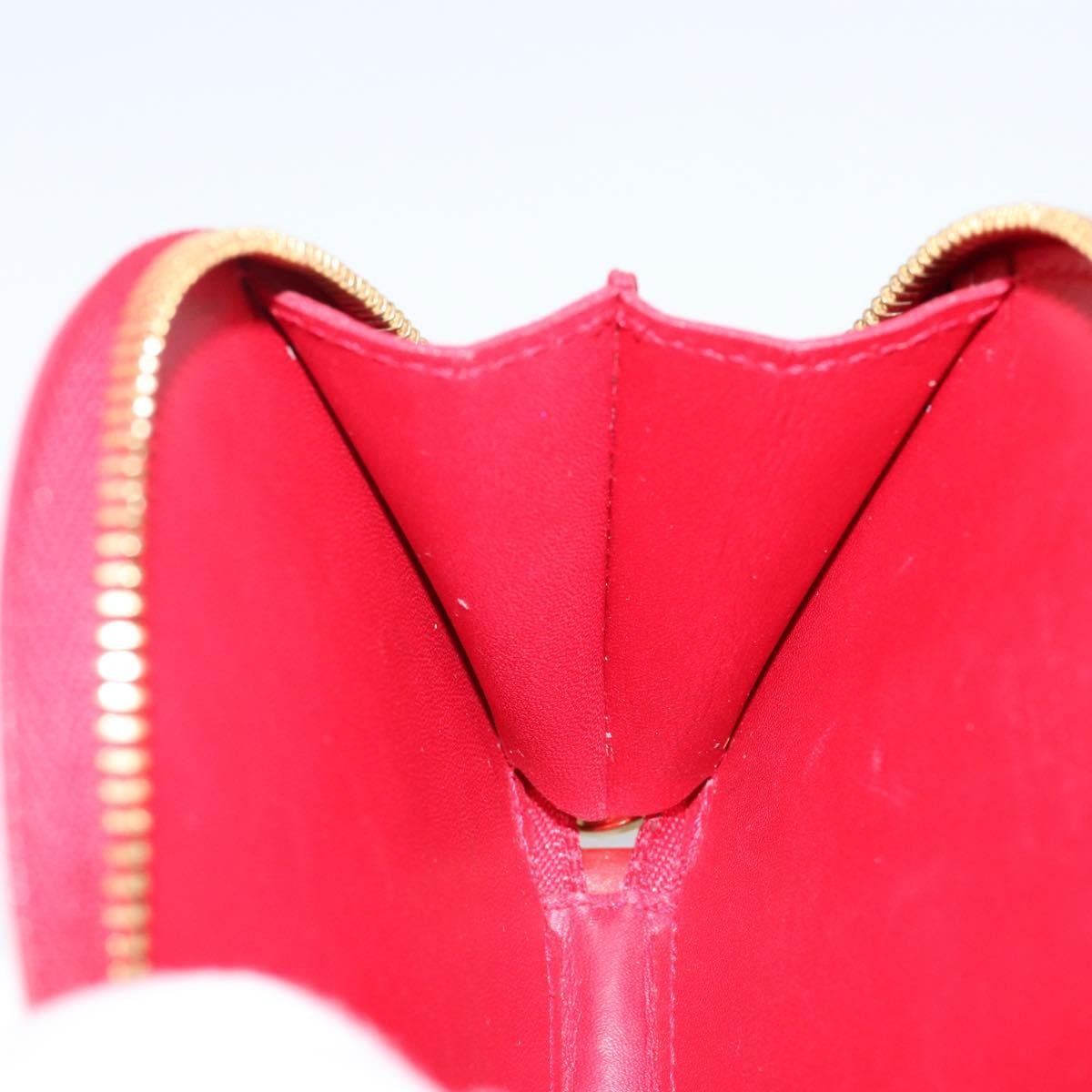 Louis Vuitton Boite Chapeau Coin Purse Patent Leather Red Patent_Leather Wallets Accessory (Pre-Owned)