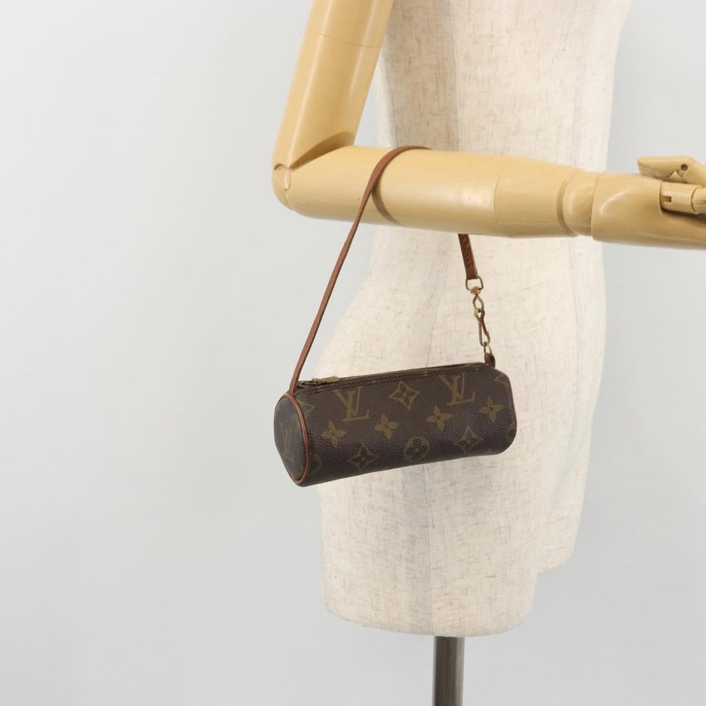 Louis Vuitton Papillon Pochette Monogram Canvas Brown Canvas Clutche & Pouche Bag (Pre-Owned)