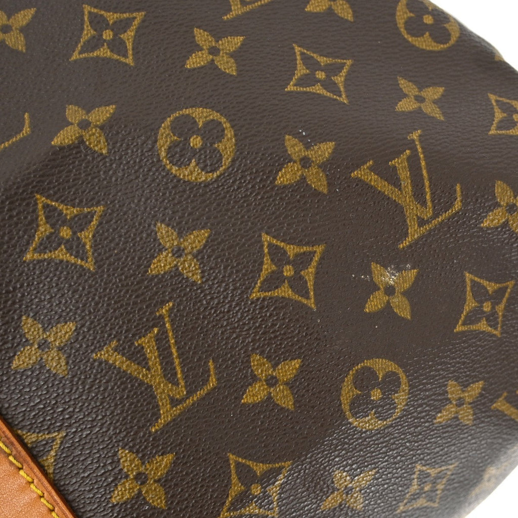 Louis Vuitton Keepall Bag Monogram Canvas Brown Canvas Travel Bag Bag (Pre-Owned)