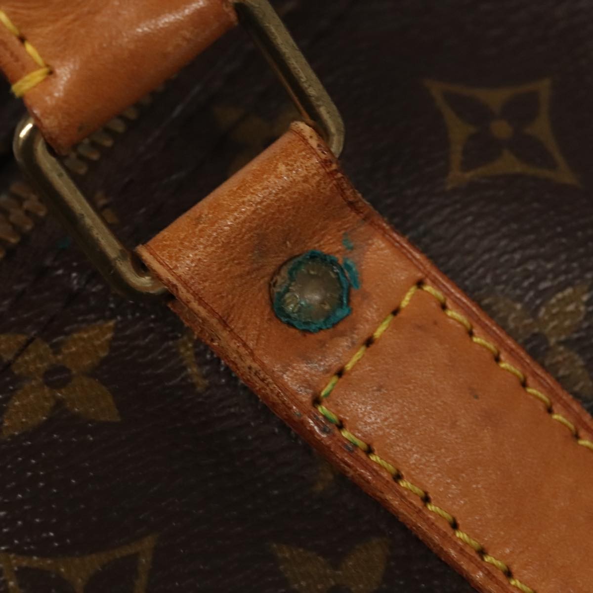 Louis Vuitton Keepall Bag Monogram Canvas Brown Canvas Travel Bag Bag (Pre-Owned)