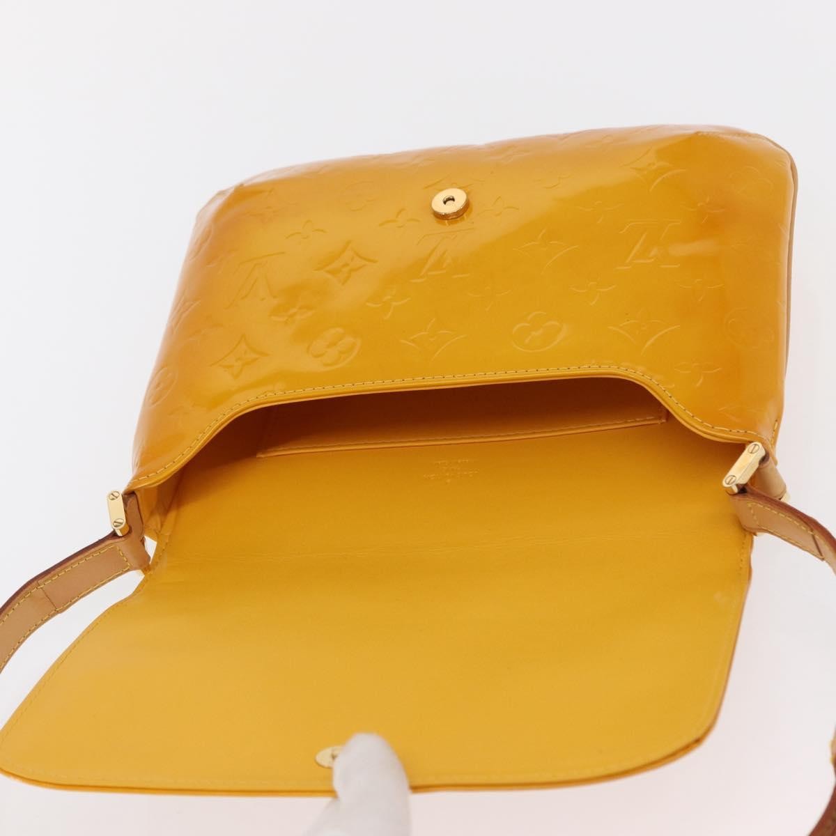 Louis Vuitton Thompson Street Handbag Monogram Vernis Yellow Patent_Leather Shoulder Bag Bag (Pre-Owned)
