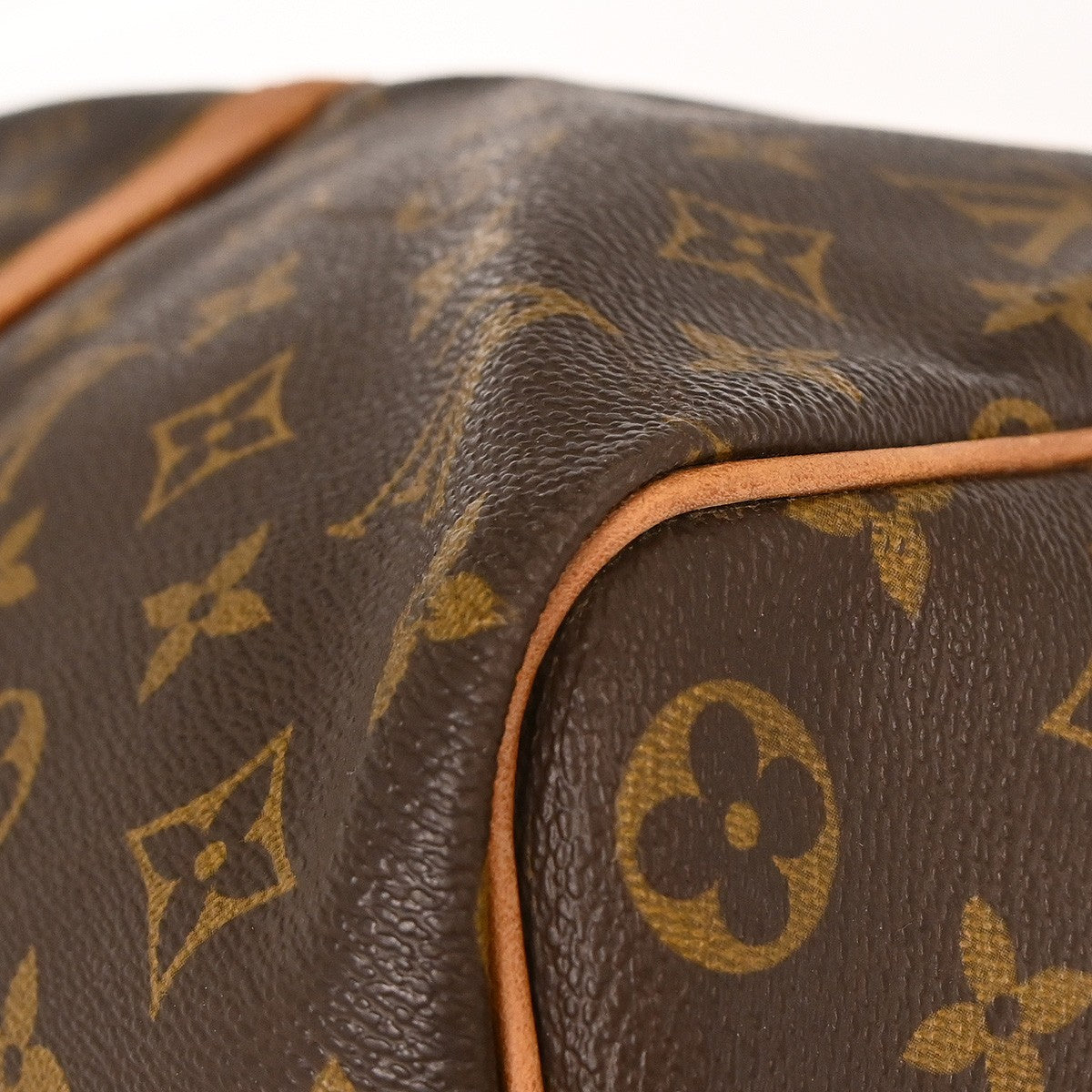 Louis Vuitton Keepall Bag Monogram Canvas Brown Canvas Travel Bag Bag (Pre-Owned)