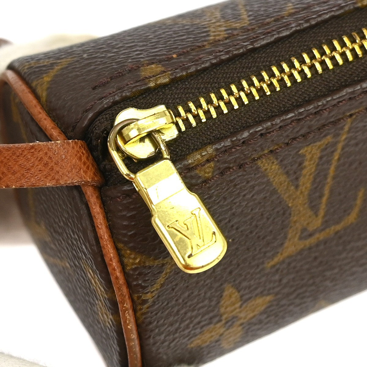 Louis Vuitton Papillon Pochette Monogram Canvas Brown Canvas Clutche & Pouche Bag (Pre-Owned)