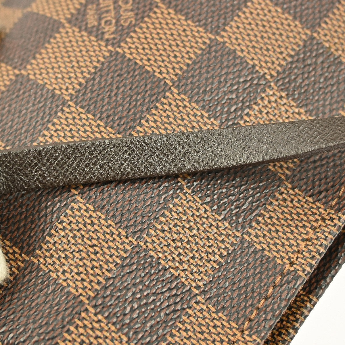 Louis Vuitton Trousse Make Up Bag Damier Canvas Brown Canvas Clutche & Pouche Bag (Pre-Owned)