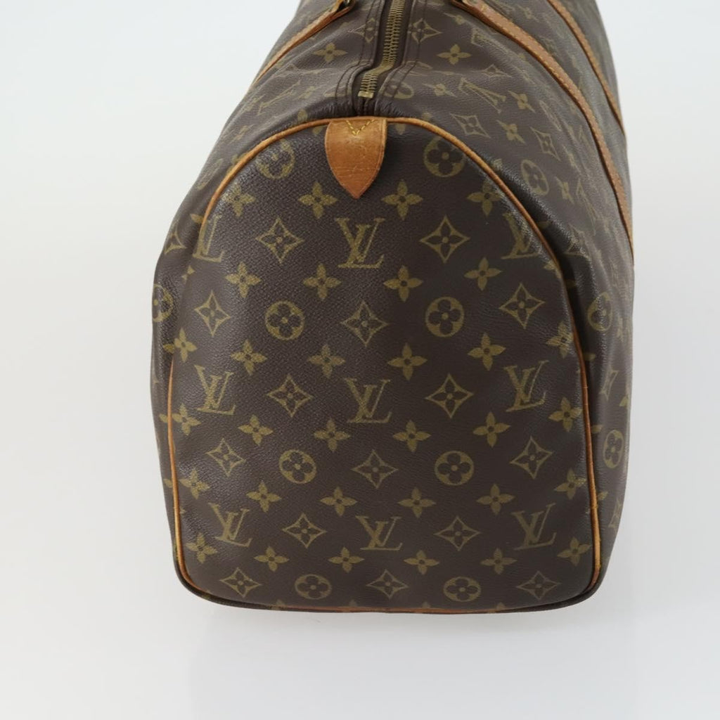 Louis Vuitton Keepall Bag Monogram Canvas Brown Canvas Travel Bag Bag (Pre-Owned)