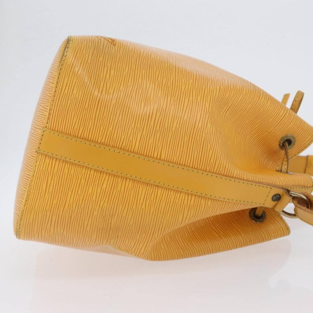 Louis Vuitton Petit Noe Handbag Epi Leather Yellow Leather Shoulder Bag Bag (Pre-Owned)