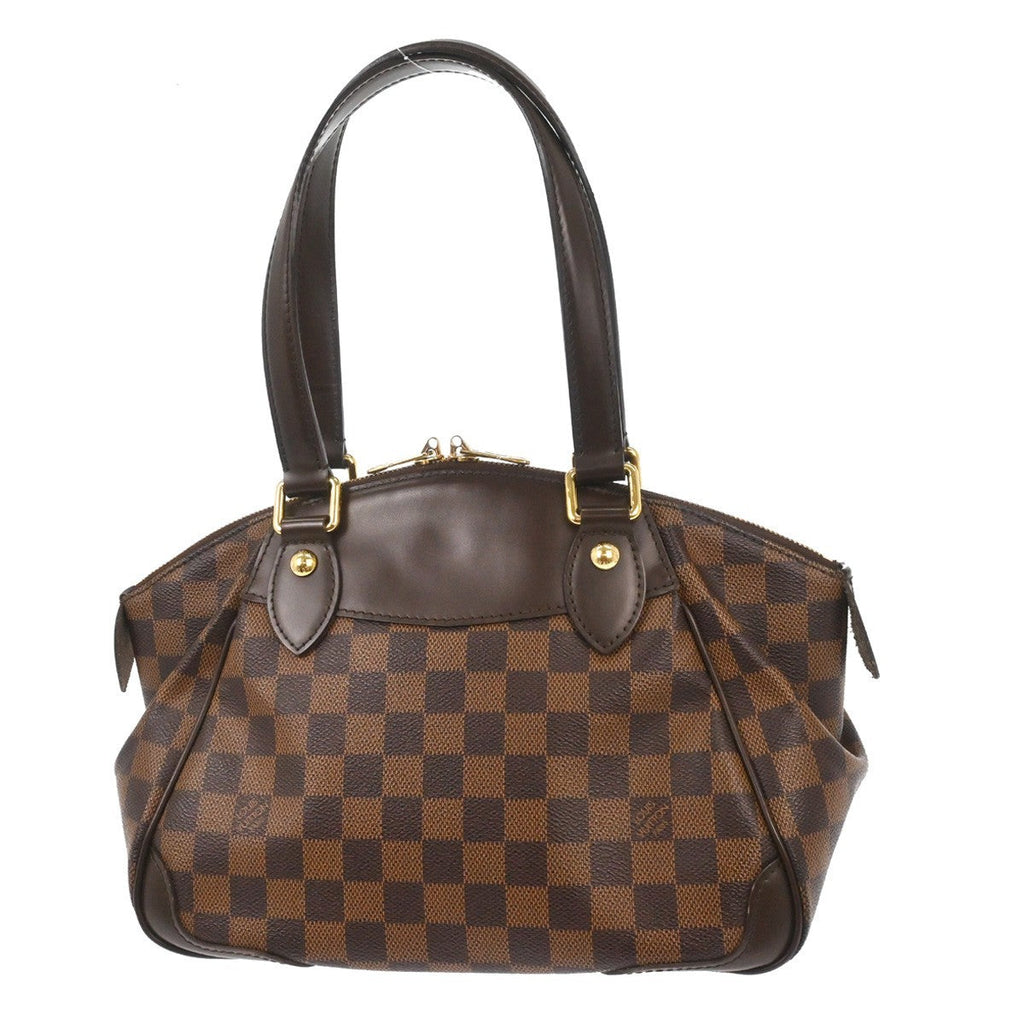 Louis Vuitton Verona Handbag Damier Brown Canvas Handbag (Pre-Owned)
