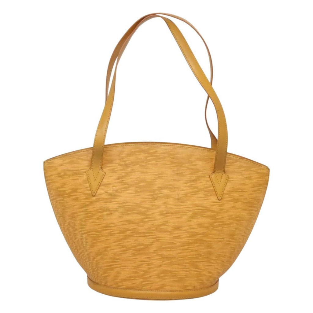 Louis Vuitton Saint Jacques Handbag Epi Leather Yellow Leather Shoulder Bag Bag (Pre-Owned)