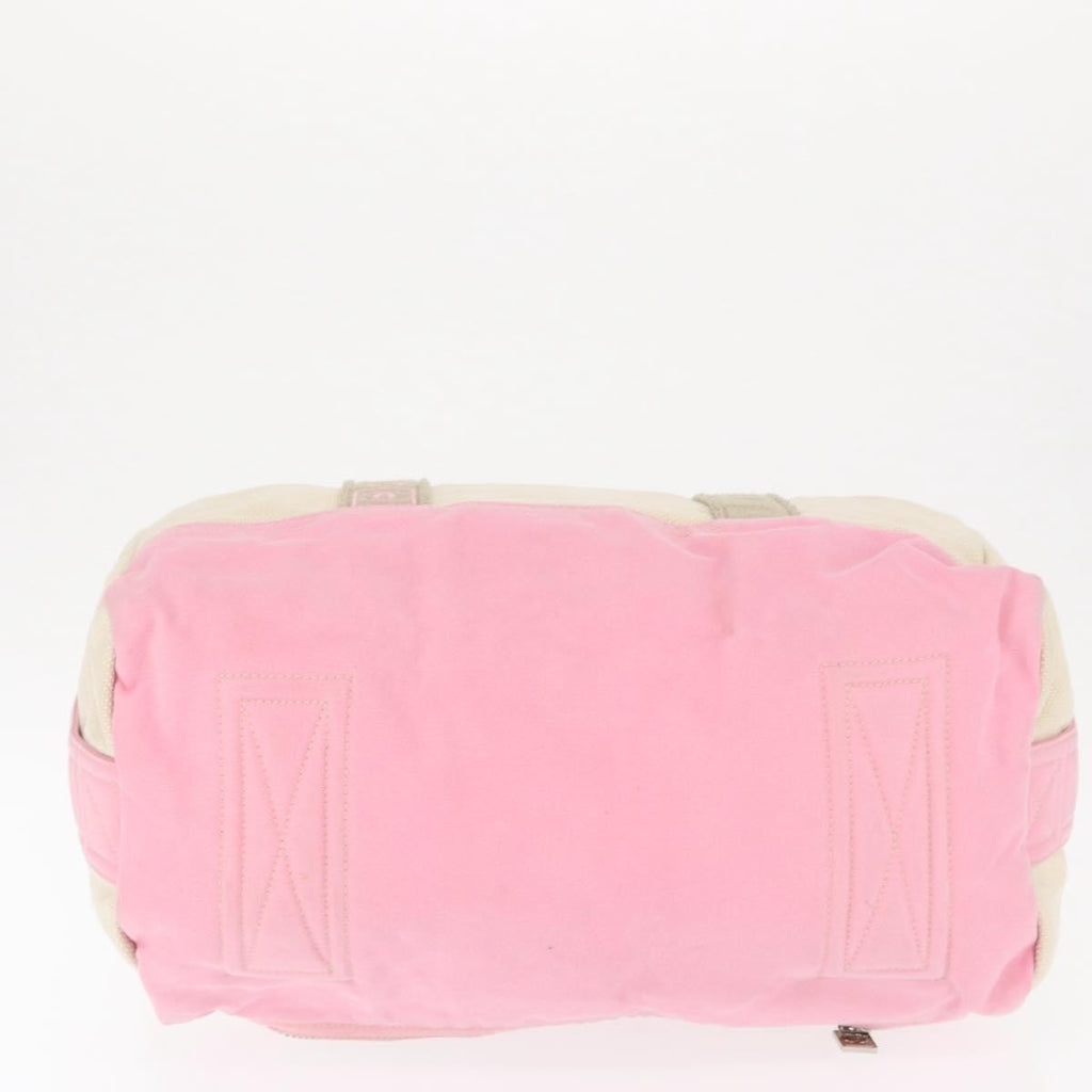 Chanel Sport Line Boston Ba Canvas Pink Canvas Travel Bag Bag (Pre-Owned)