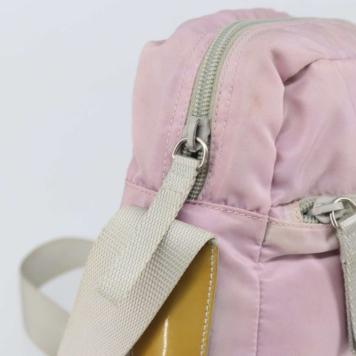 Prada Vintage Shoulder Bag Tessuto Pink Nylon Shoulder Bag Bag (Pre-Owned)