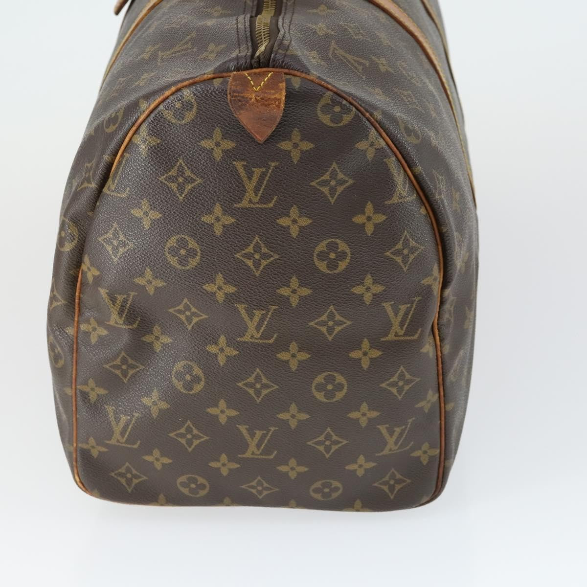 Louis Vuitton Keepall Bag Monogram Canvas Brown Canvas Travel Bag Bag (Pre-Owned)
