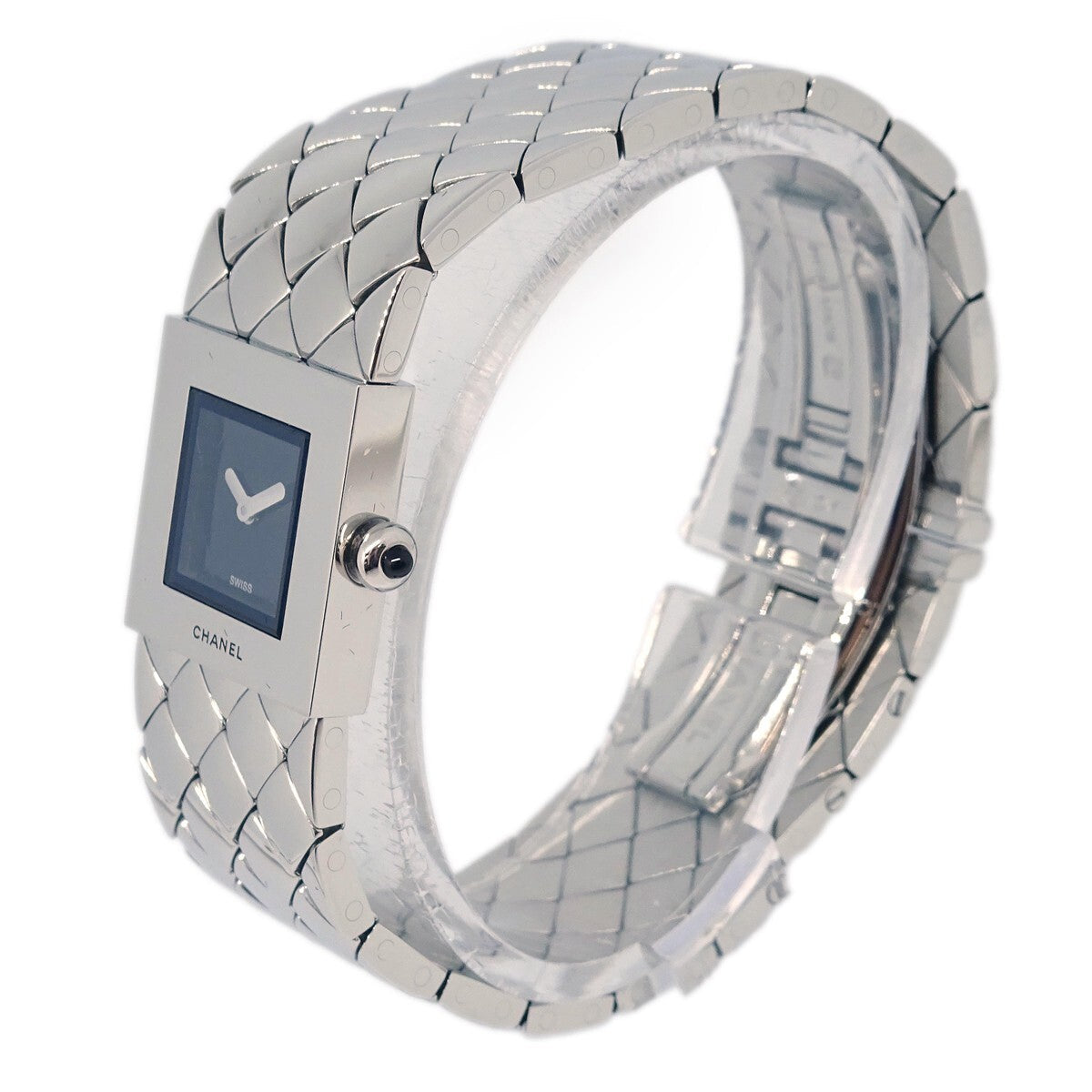 Chanel Matelasse Quartz Watch Stainless Steel Watch (Pre-Owned)