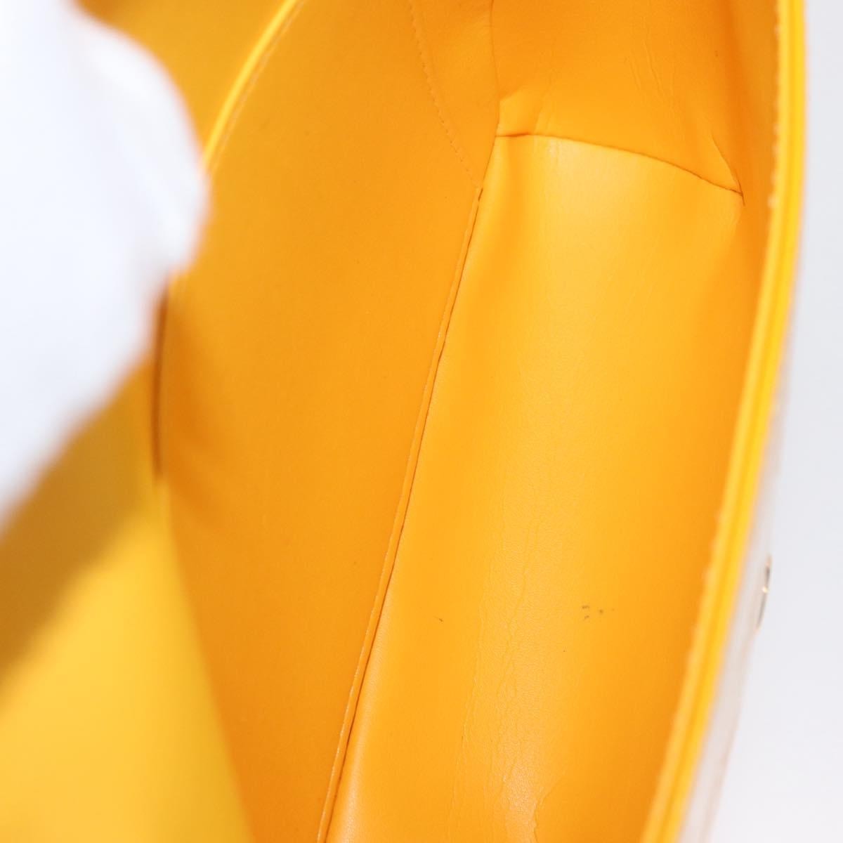 Louis Vuitton Thompson Street Handbag Monogram Vernis Yellow Patent_Leather Shoulder Bag Bag (Pre-Owned)
