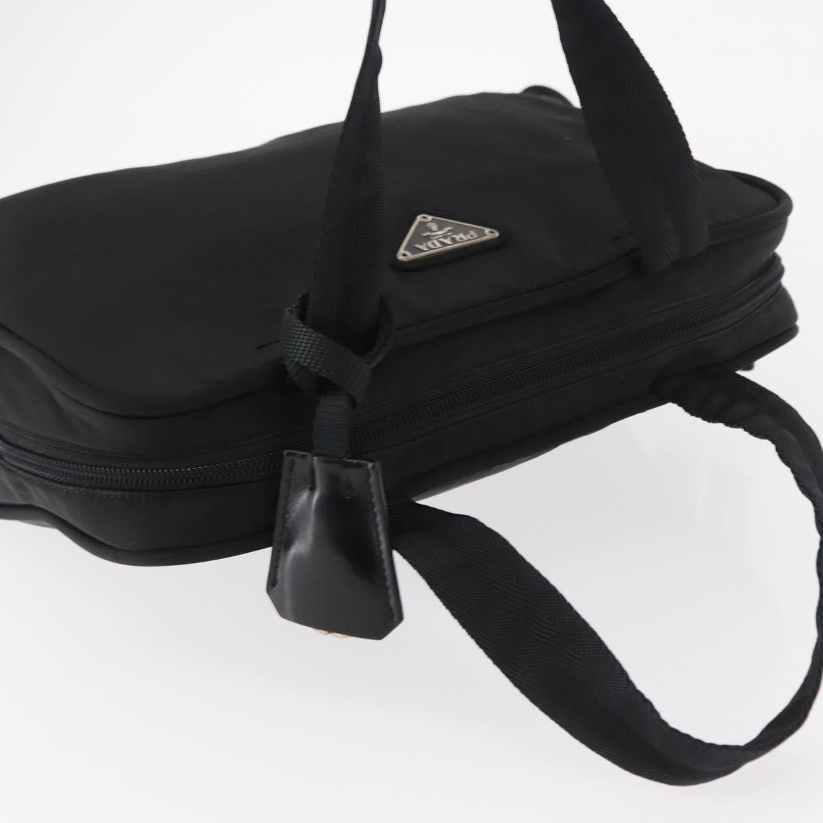 Prada Bowling Shoulder Bag Tessuto Black Nylon Shoulder Bag Bag (Pre-Owned)