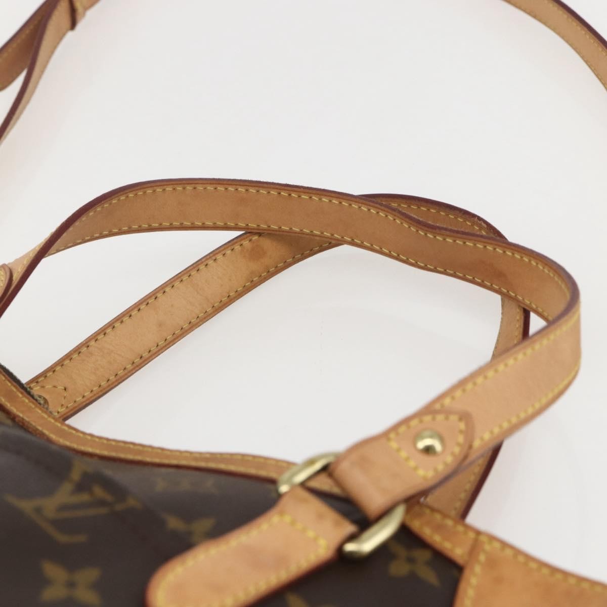 Louis Vuitton Odeon Handbag Monogram Canvas Brown Canvas Shoulder Bag Bag (Pre-Owned)