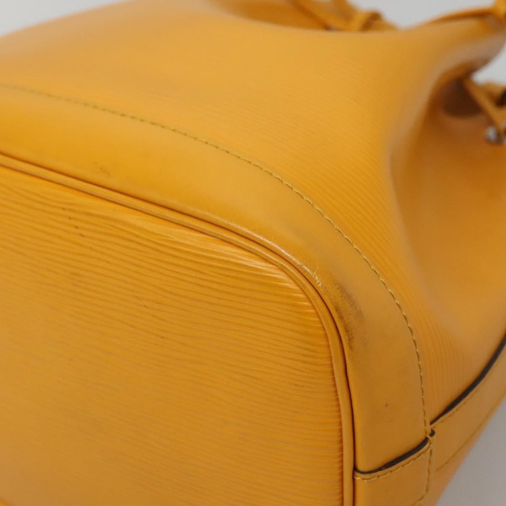 Louis Vuitton Petit Noe Nm Handbag Epi Leather Yellow Leather Shoulder Bag Bag (Pre-Owned)