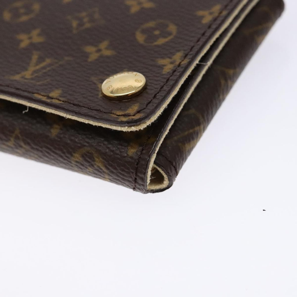 Louis Vuitton Case Jewelry Box Canvas Brown Canvas Wallets Accessory (Pre-Owned)
