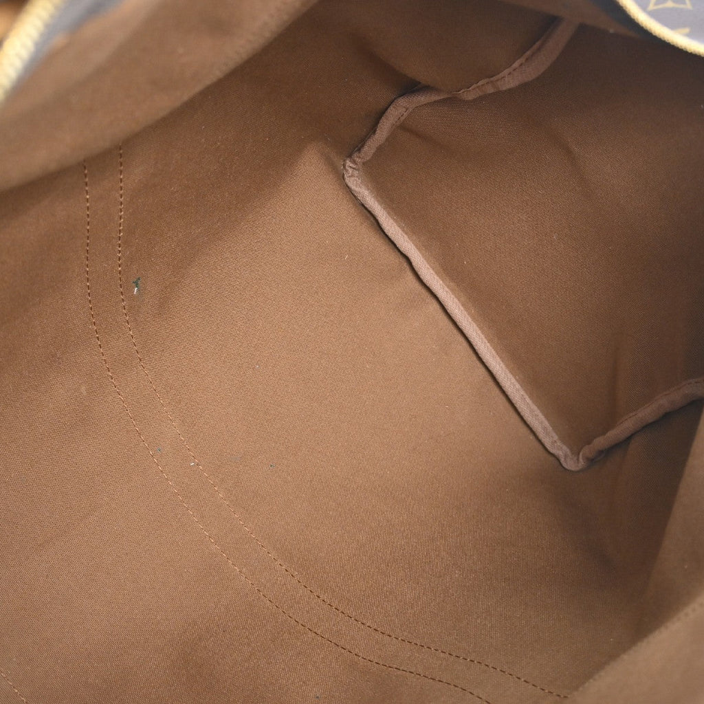Louis Vuitton Keepall Bag Monogram Canvas Brown Canvas Travel Bag Bag (Pre-Owned)
