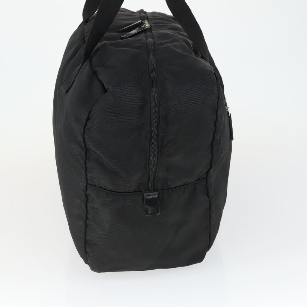 Gucci Vintage Travel Bag Nylon Black Nylon Travel Bag Bag (Pre-Owned)