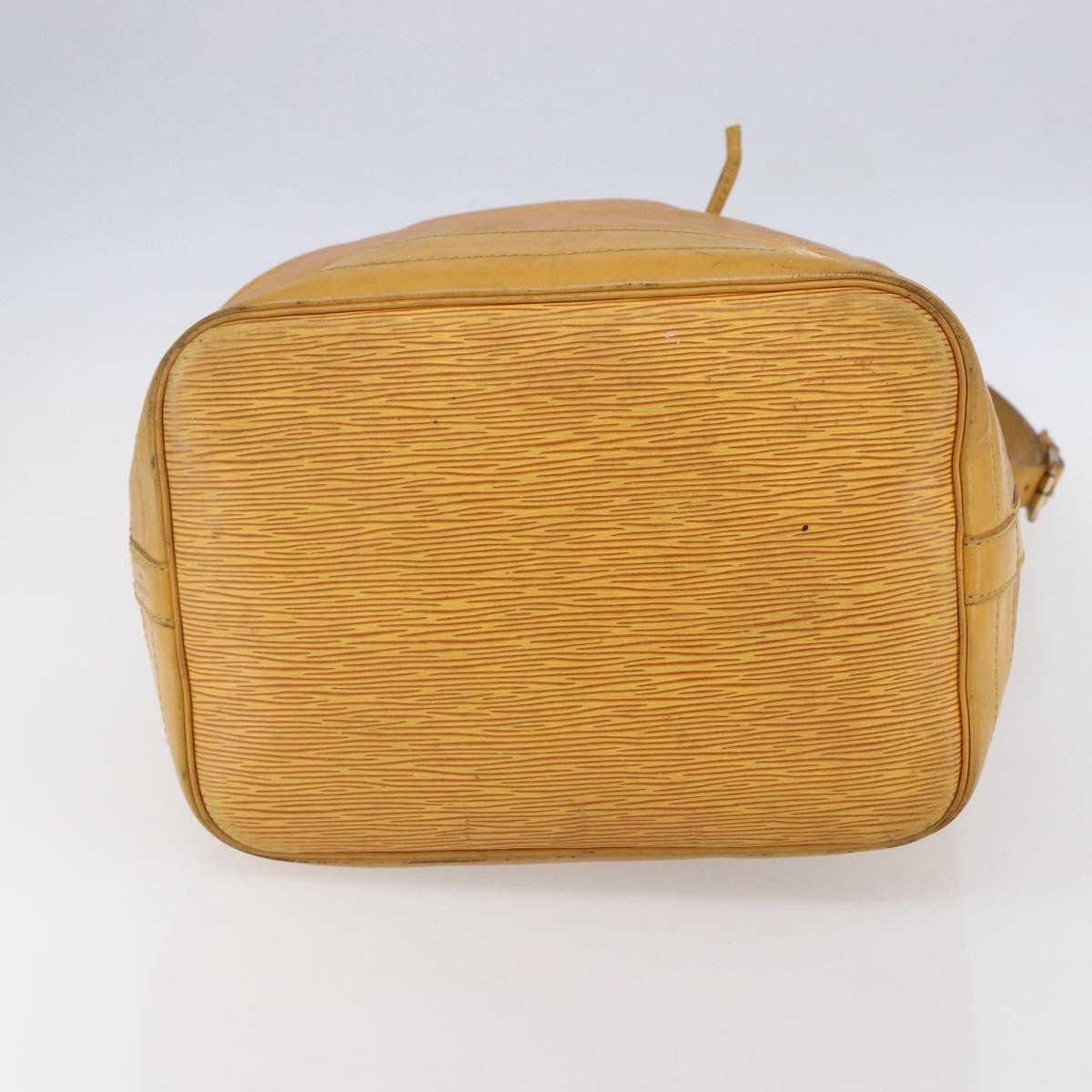 Louis Vuitton Petit Noe Nm Handbag Epi Leather Yellow Leather Shoulder Bag Bag (Pre-Owned)