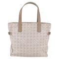 Chanel Travel Line Tote Nylon Pink Canvas Bag (Pre-Owned)